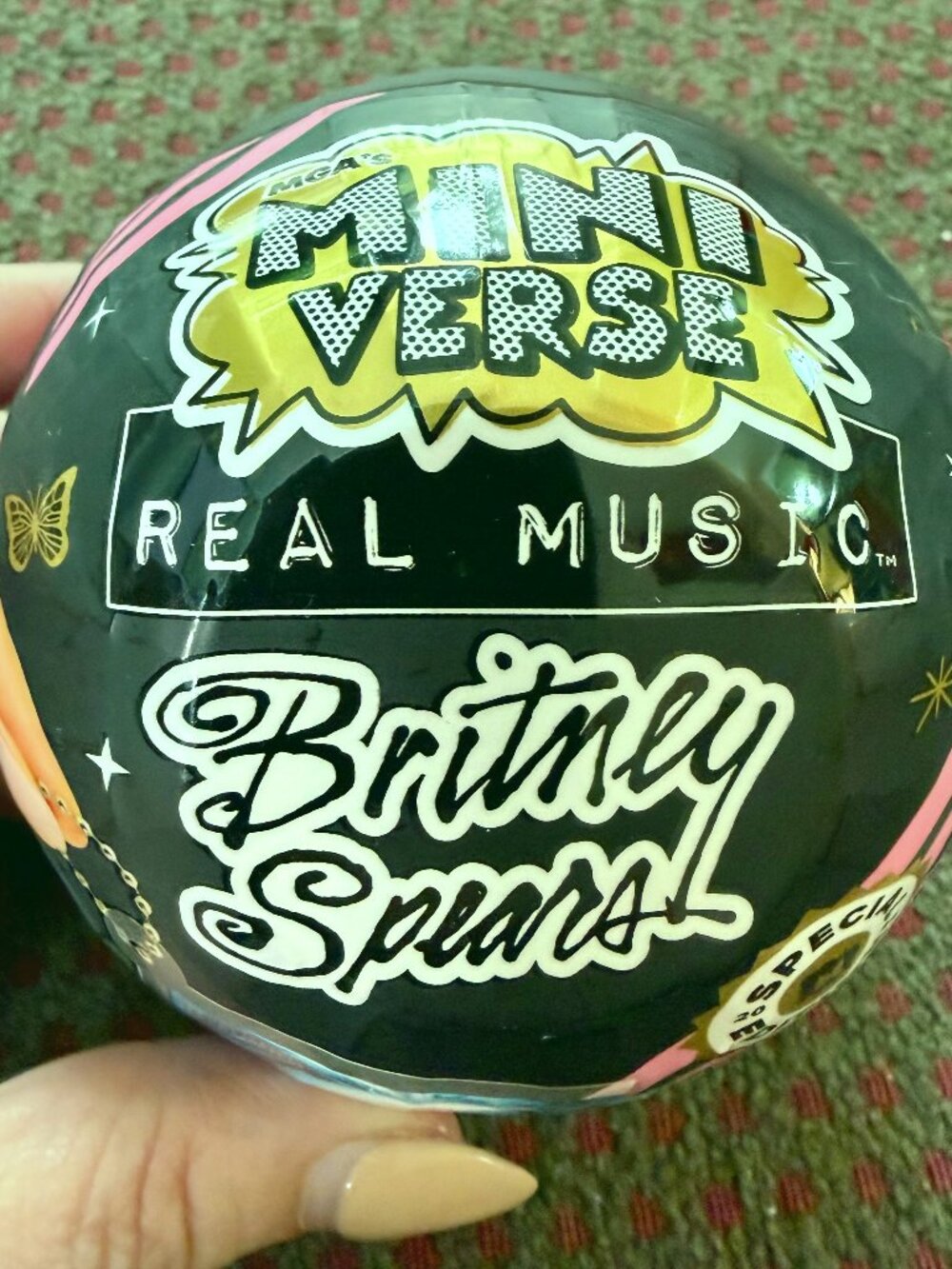 MGA Miniverse Real Music Britney Spears Special Edition Toxic Mini Vinyl SEALED